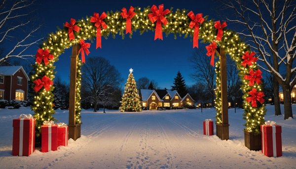 Embellissez vos fêtes avec une location d'arche de noël